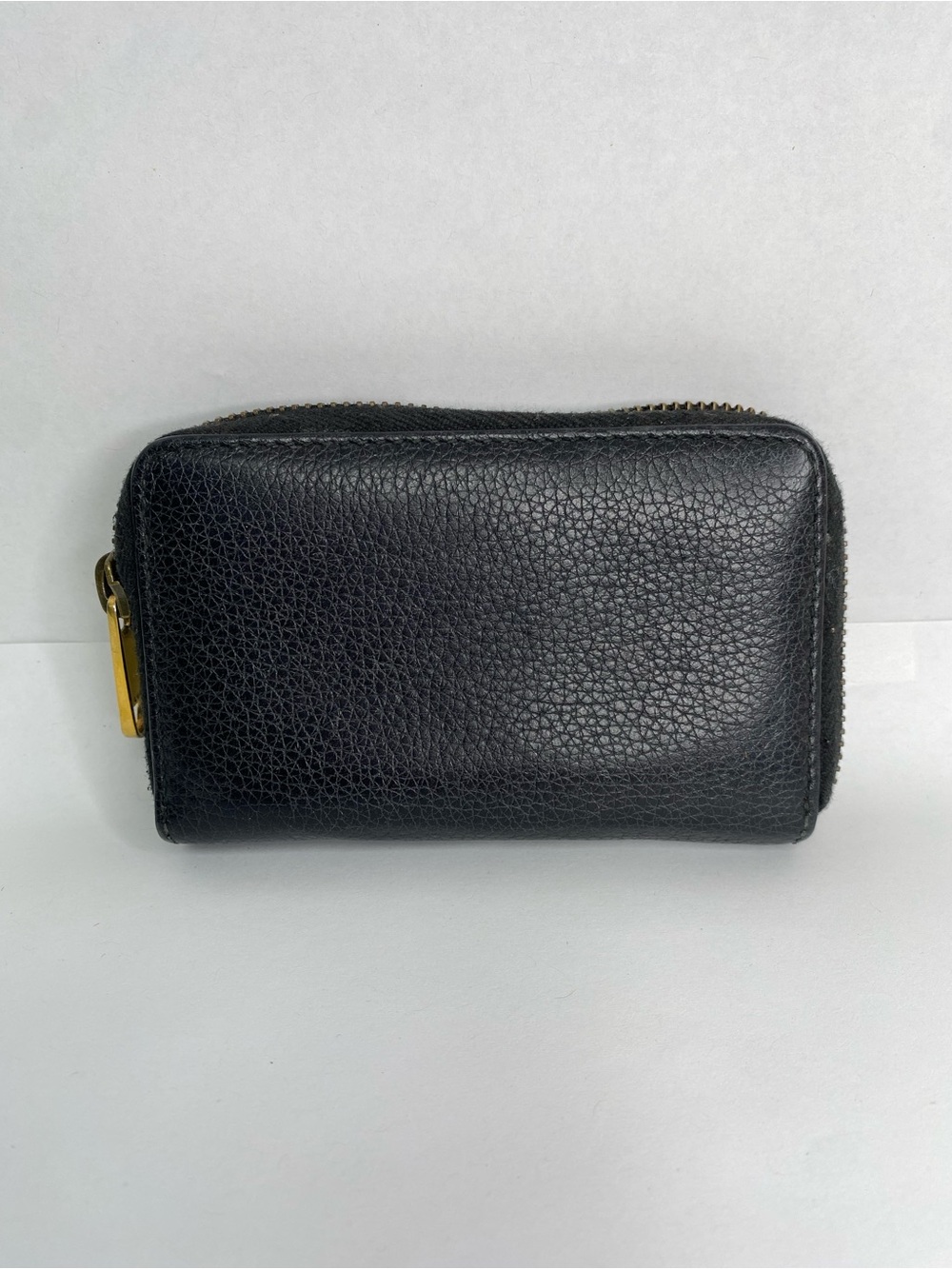Gucci Black Leather Logo Zip Purse - Picture 3 of 10